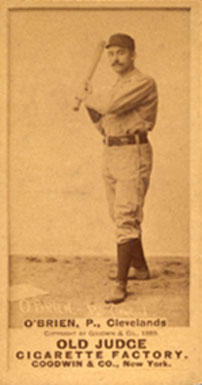 1887 Old Judge O'Brien, P., Clevelands #352-1a Baseball Card
