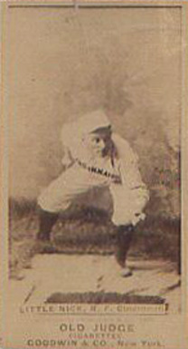 1887 Old Judge Little Nick, R.F. Cincinnati #346-6a Baseball Card