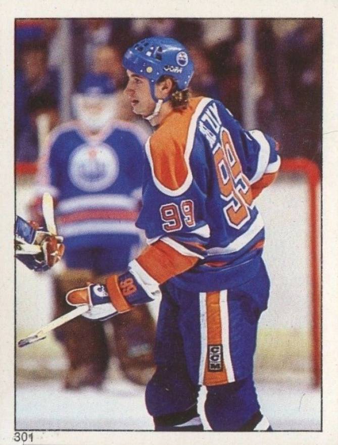 1983 Topps Stickers Wayne Gretzky #301 Hockey Card