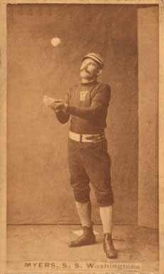 1887 Old Judge Myers, S.S. Washingtons #338-4a Baseball Card