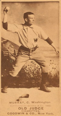 1887 Old Judge Murray, C. Washington #335-5a Baseball Card