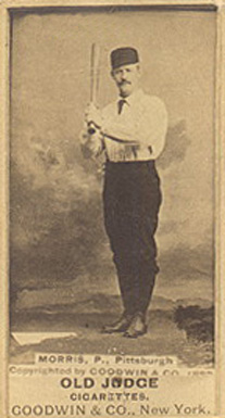 1887 Old Judge Morris, P., Pittsburgh #330-1b Baseball Card
