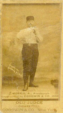 1887 Old Judge Morris, P., Pittsburgh #330-6a Baseball Card