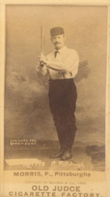 1887 Old Judge Morris, P., Pittsburghs #330-1a Baseball Card