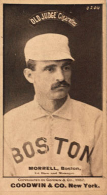 1887 Old Judge Morrell, Boston, 1st Base and Manager #329-1e Baseball Card