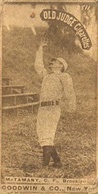 1887 Old Judge McTamany, C.F., Brooklyn #320-2a Baseball Card