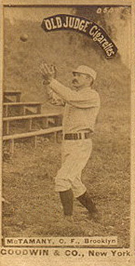 1887 Old Judge McTamany, C.F., Brooklyn #320-1a Baseball Card