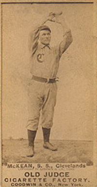 1887 Old Judge McKean, S.S., Clevelands #314-5a Baseball Card