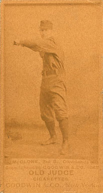 1887 Old Judge McGlone, 3d B. Clevelands #311-3a Baseball Card