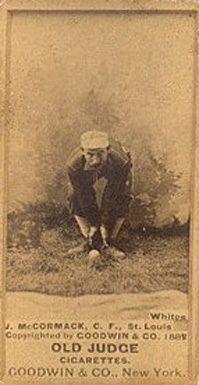 1887 Old Judge J. McCormack, C.F., St. Louis Whites #305-3a Baseball Card