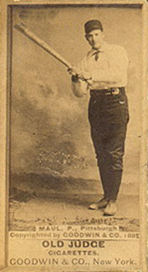 1887 Old Judge Maul, P., Pittsburgh #298-1b Baseball Card