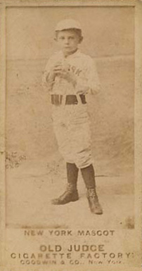 1887 Old Judge New York Mascot #294-1a Baseball Card