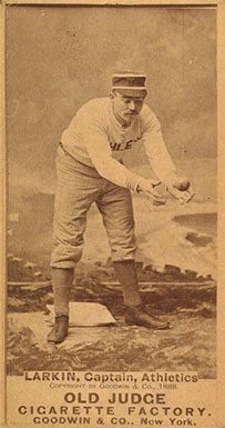 1887 Old Judge Larkin, Captain, Athletics #273-2a Baseball Card