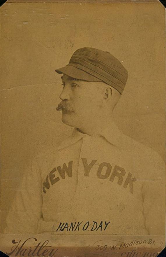 1885 Cabinet Photo Assorted 1889 Hartley Studio Hank O'Day # Baseball Card