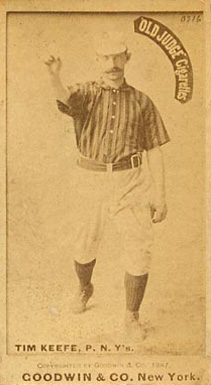 1887 Old Judge Tim Keefe, P. N. Y's #251-3a Baseball Card