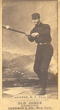 1887 Old Judge Hoover, R.F. Phila #233-5a Baseball Card