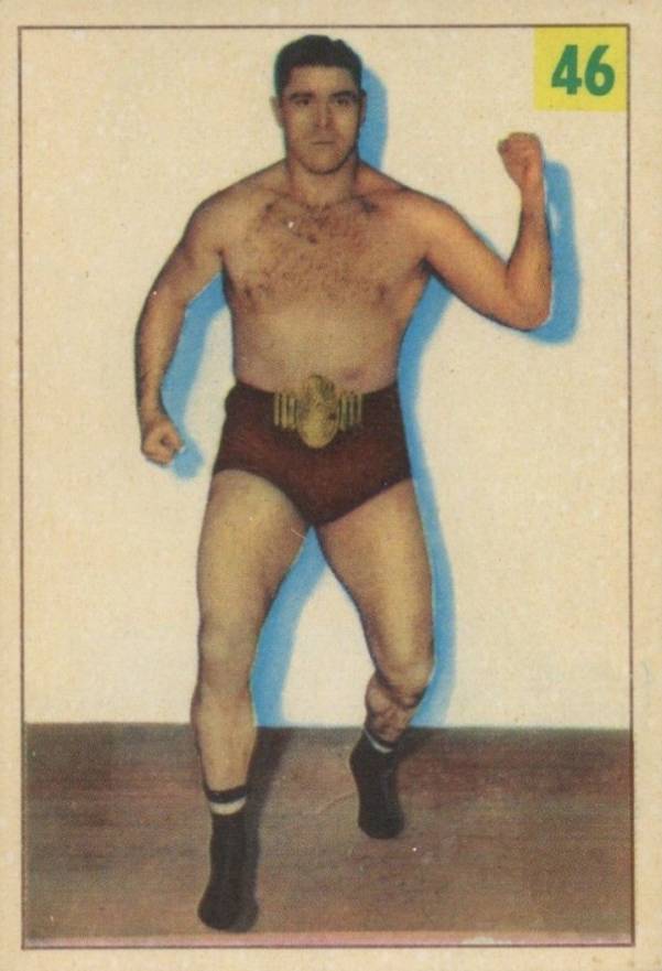 1955 Parkhurst Wrestling Frank Sexton #46 Other Sports Card