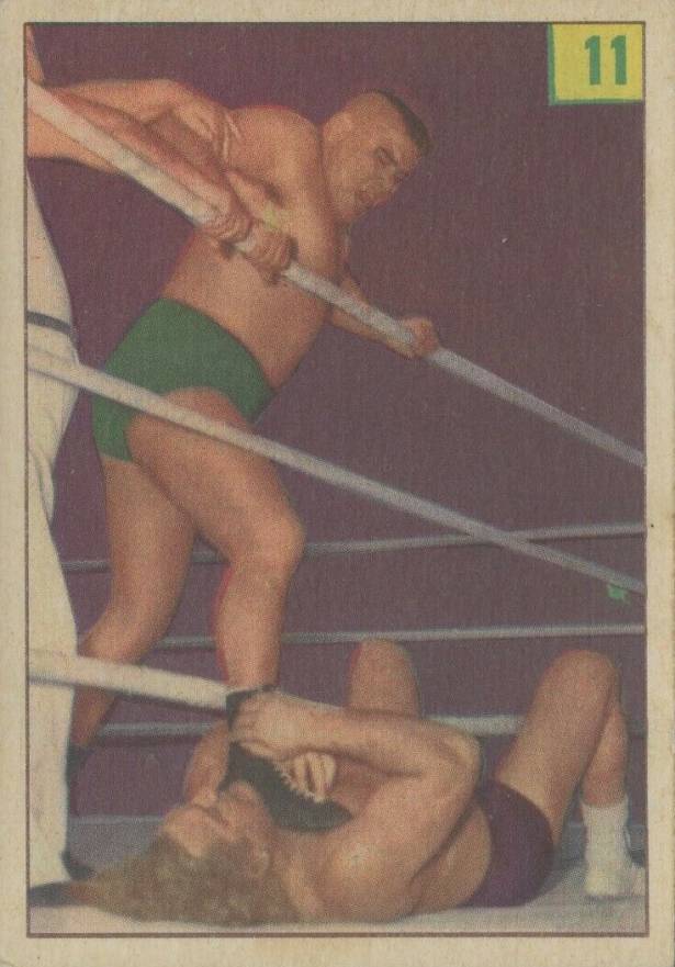 1955 Parkhurst Wrestling Chief Big Heart #11 Other Sports Card