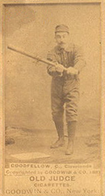 1887 Old Judge Goodfellow, C., Clevelands #195-2a Baseball Card