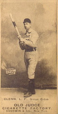 1887 Old Judge Glenn, L.F., Sioux Citys #194-1a Baseball Card