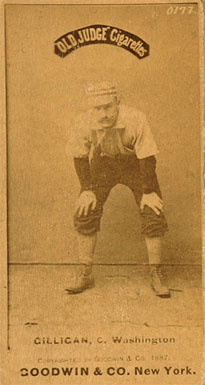 1887 Old Judge Gilligan, C. Washington #189-2a Baseball Card