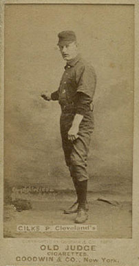 1887 Old Judge Gilks P. Cleveland's #187-5a Baseball Card