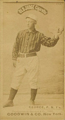 1887 Old Judge George, P. N.Y's. #184-4a Baseball Card