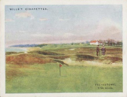 1924 W.D. & H.O. Wills Golfing Felixstowe #6 Golf Card