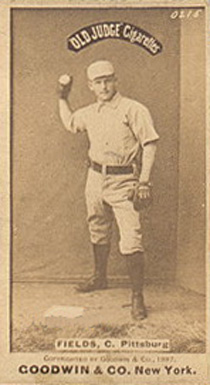 1887 Old Judge Fields, C. Pittsburg #160-5a Baseball Card