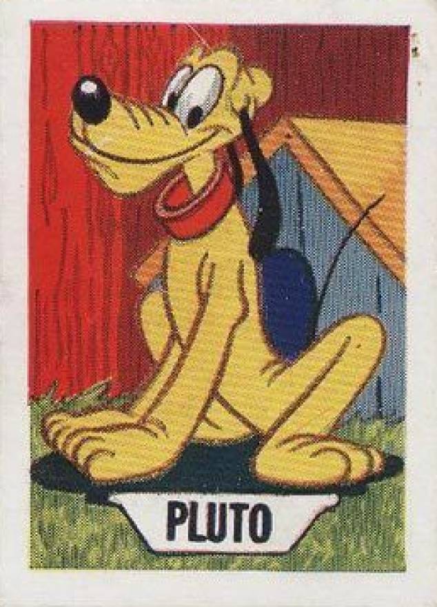 1955 Barratt-Walt Disney Characters Pluto #22 Non-Sports Card