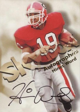 1998 Skybox Premium Autographics Hines Ward # Football Card
