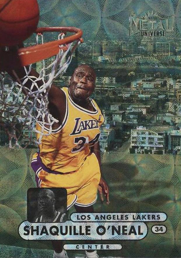 1997 Metal Universe Championship Shaquille O'Neal #1 Basketball Card