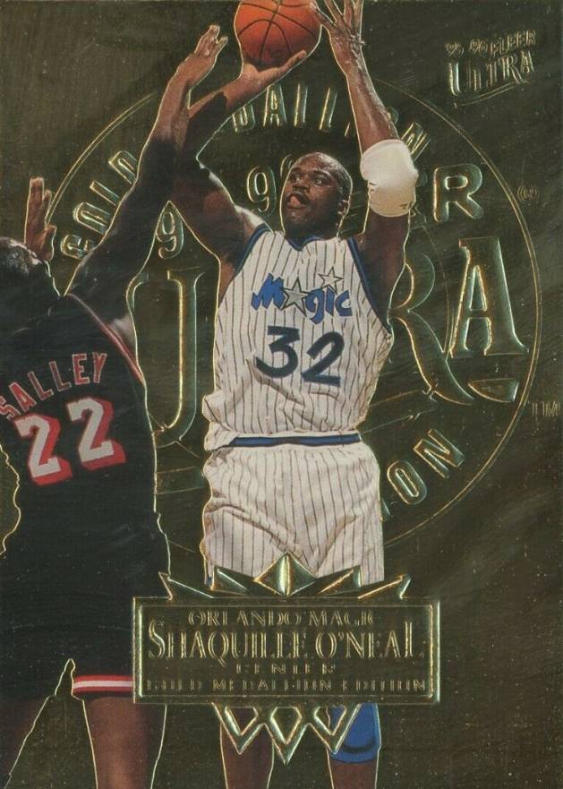 1995 Ultra Gold Medallion Shaquille O'Neal #126 Basketball Card