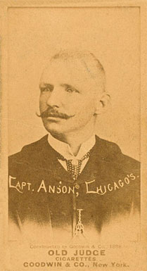 1887 Old Judge Capt. ANSON, Chicago's #11-1b Baseball Card