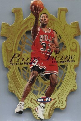 1998 Hoops Prime Twine Scottie Pippen #7 Basketball Card