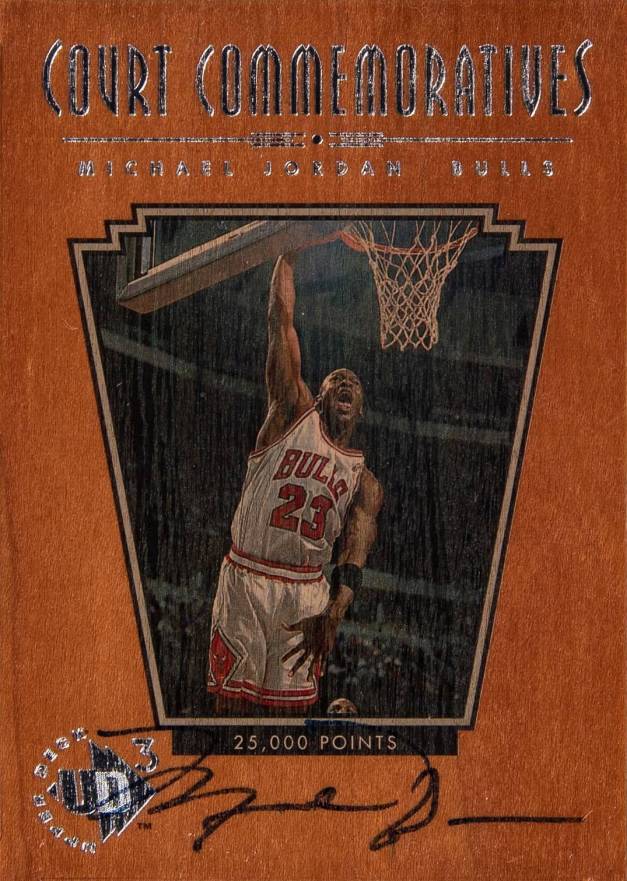 1996 UD3 Court Commemorative Autograph Michael Jordan #C1 Basketball Card