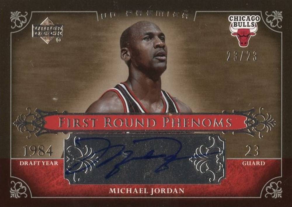 2007 Upper Deck Premier First Round Phenoms Autographs Michael Jordan #FP-MJ Basketball Card