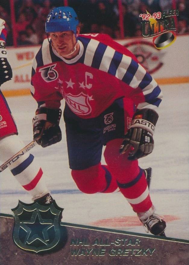 1992 Ultra All-Stars Wayne Gretzky #10 Hockey Card