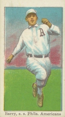 1915 American Caramel Barry, s.s. Phila. Americans # Baseball Card