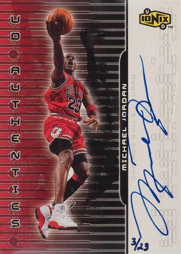 1999 Upper Deck Ionix UD Authentics Michael Jordan #MJ Basketball Card