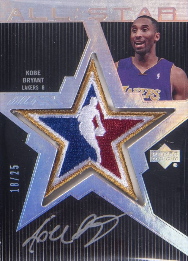 2007 Upper Deck Black All-Star Autographs Kobe Bryant #KB Basketball Card