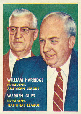 1957 Topps League Presidents #100 Baseball Card