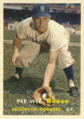 1957 Topps Pee Wee Reese #30 Baseball Card