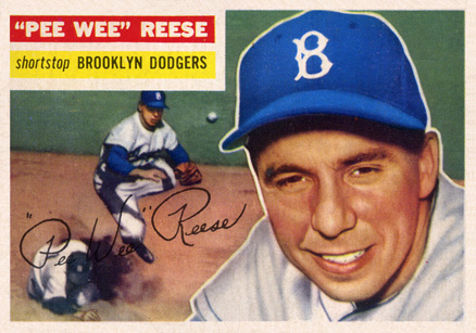 1956 Topps Pee Wee Reese #260 Baseball Card