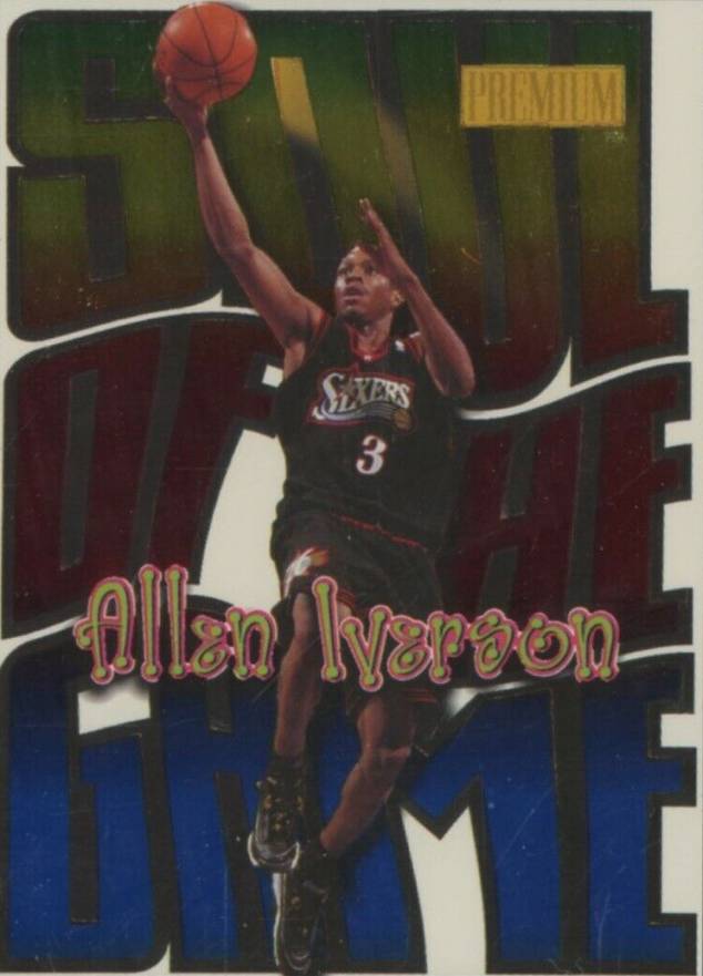 1998 Skybox Premium Soul of the Game Allen Iverson #12 Basketball Card