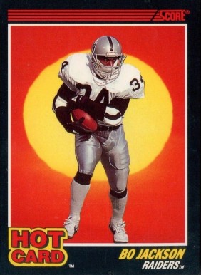 1990 Score Hot Card Bo Jackson #2 Football Card