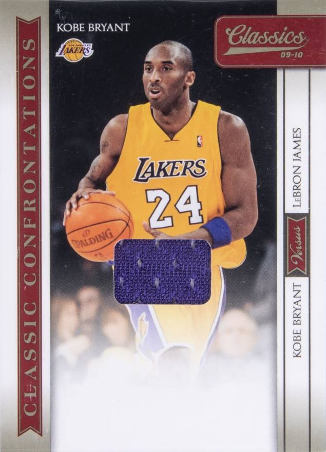 2009 Panini Classics Confrontations Kobe Bryant/LeBron James #5 Basketball Card