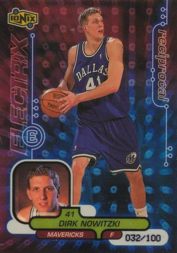 1998 Upper Deck Ionix Reciprocal Dirk Nowitzki #R69 Basketball Card