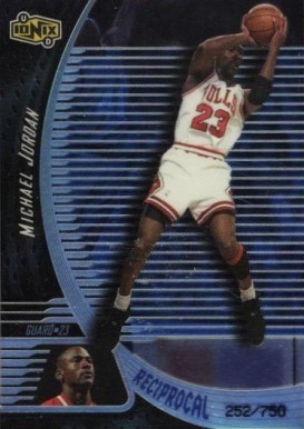 1998 Upper Deck Ionix Reciprocal Michael Jordan #R3 Basketball Card