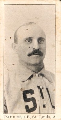 1903 Breisch-Williams (Type 1) !  Padden, 2B, St. Louis, A #113 Baseball Card